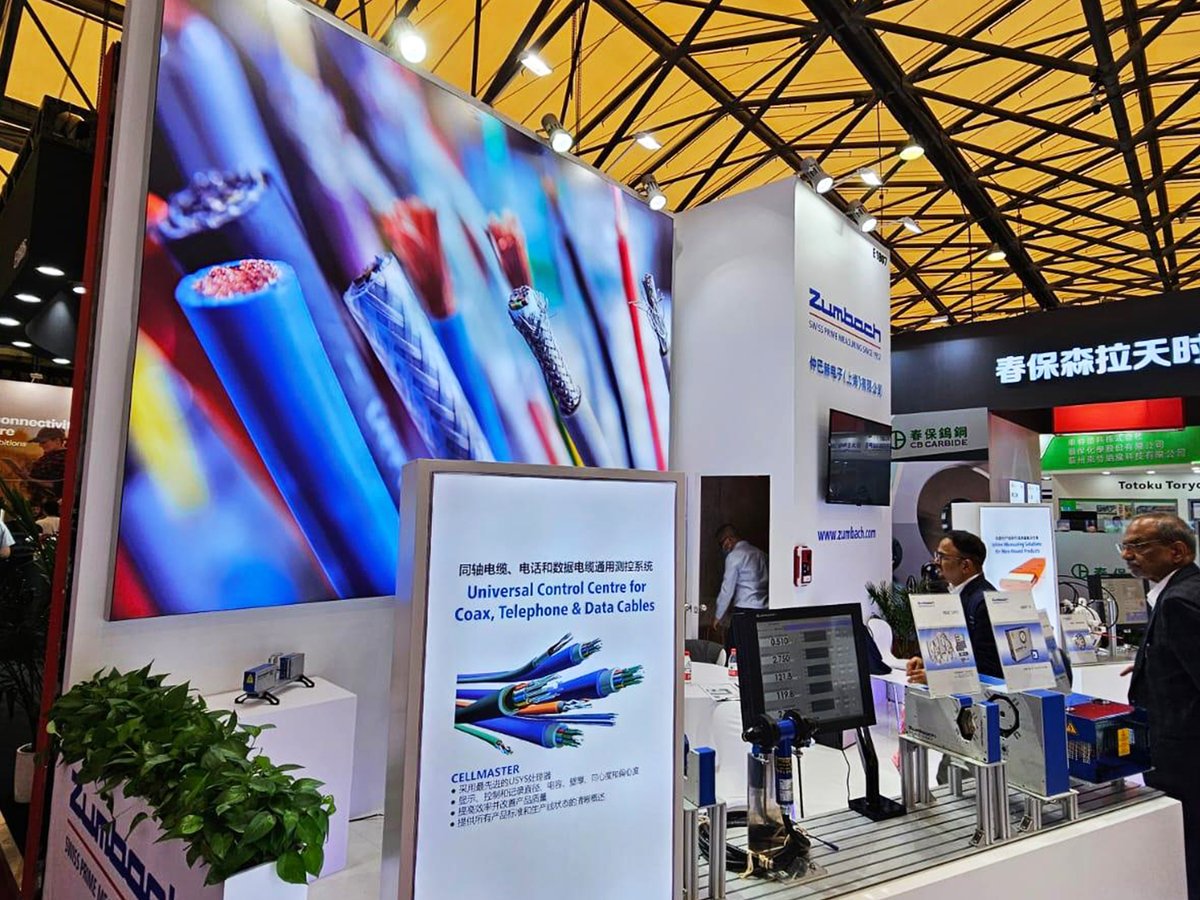 Zumbach Electronic booth at Wire China 2024